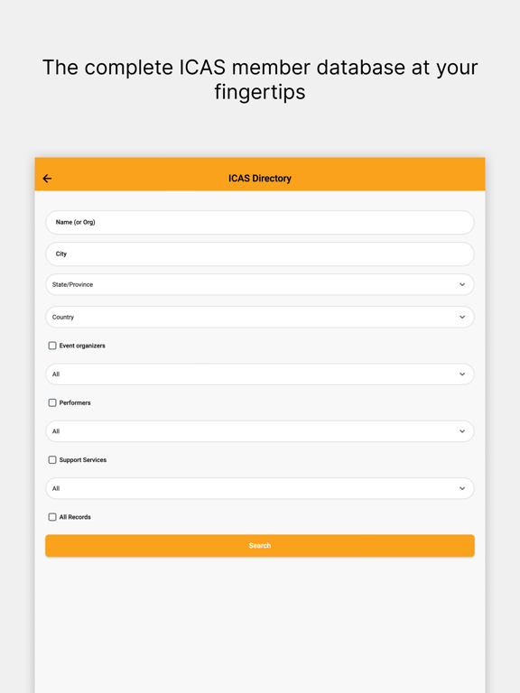 The ICAS App iPad screenshot 4 - Business app