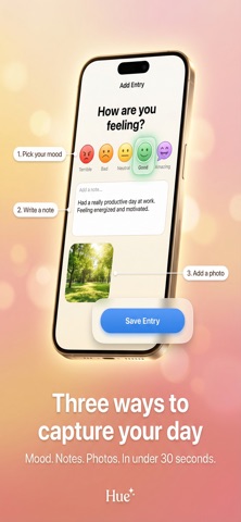 Hue: Mood Journal & Tracker screenshot