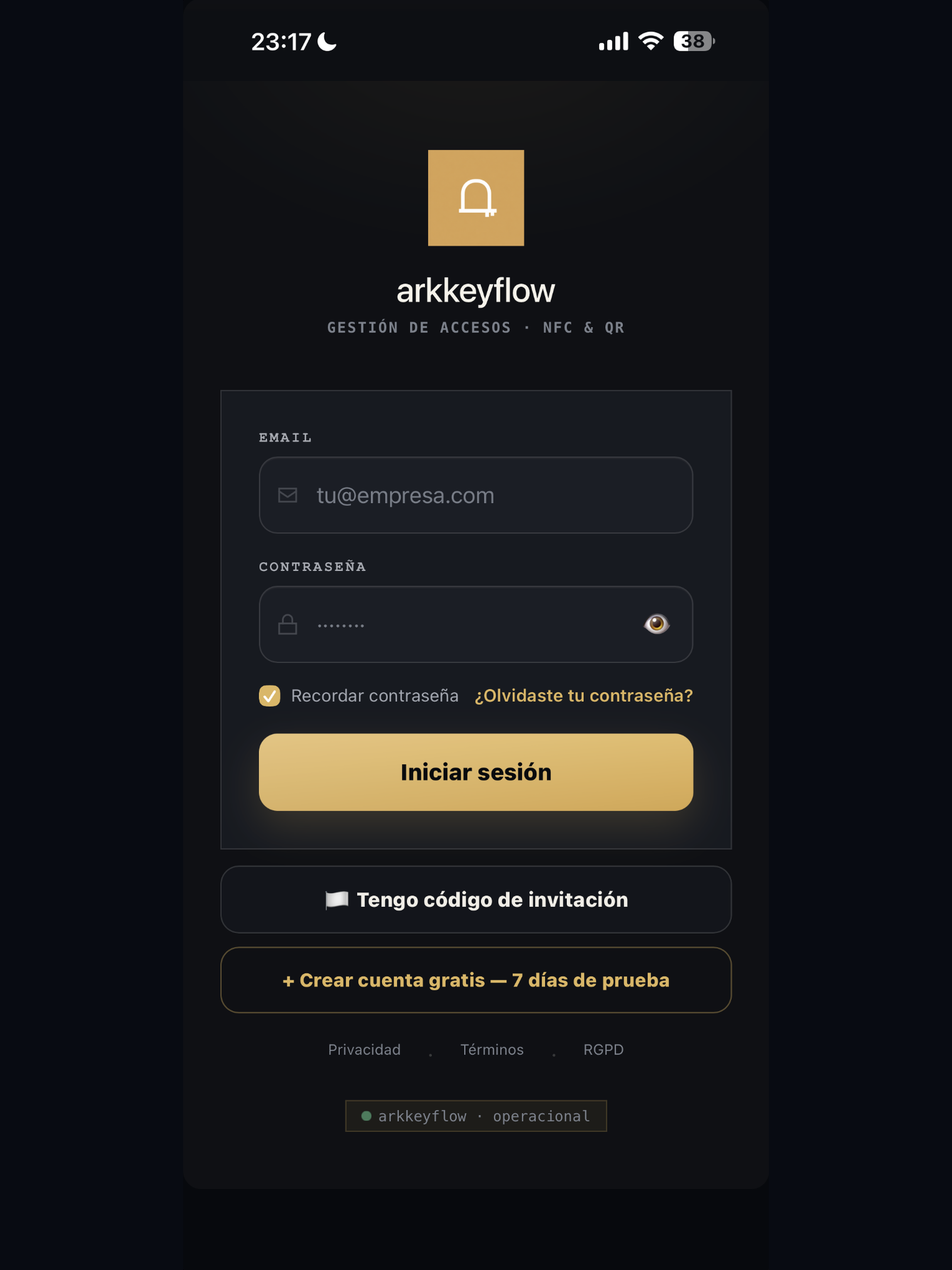 Arkkeyflow screenshot 13
