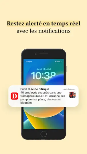 Capture d'écran de La Dépêche - Actus En Direct sur iPhone 7