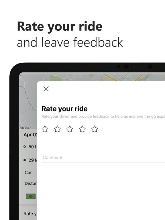 gg - Transportation Service iPad screenshot 5 - Travel app