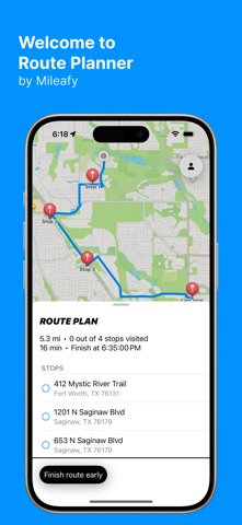 Route Planner by Mileafy screenshot
