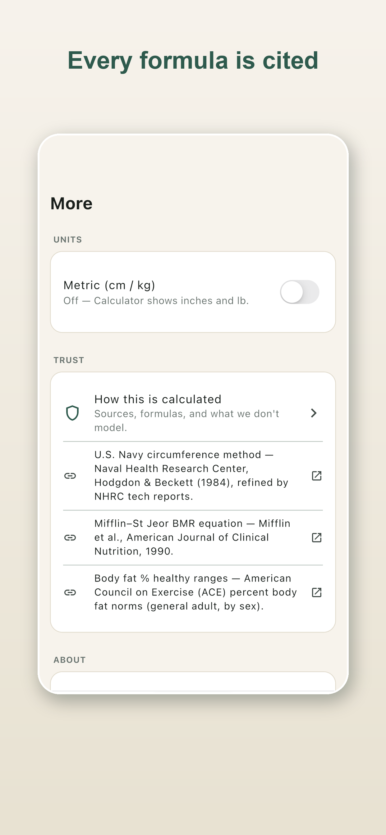 Lean: Body Fat & BMI screenshot 3