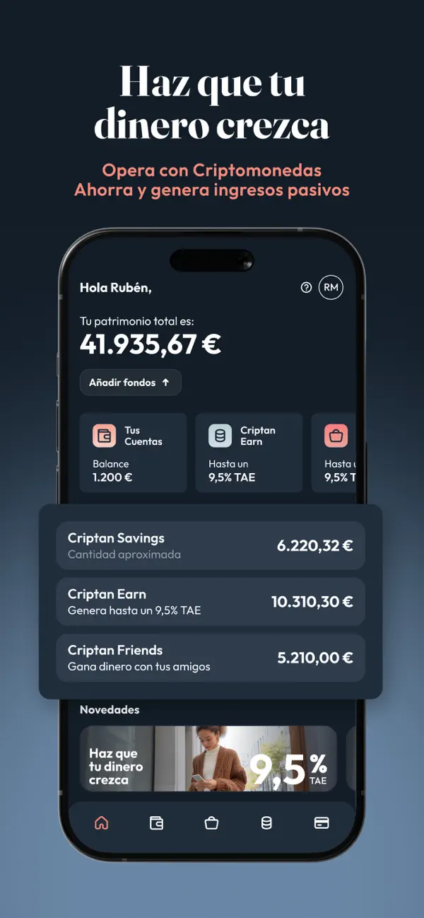 Screenshot #1 pour Criptan: Invierte con cripto