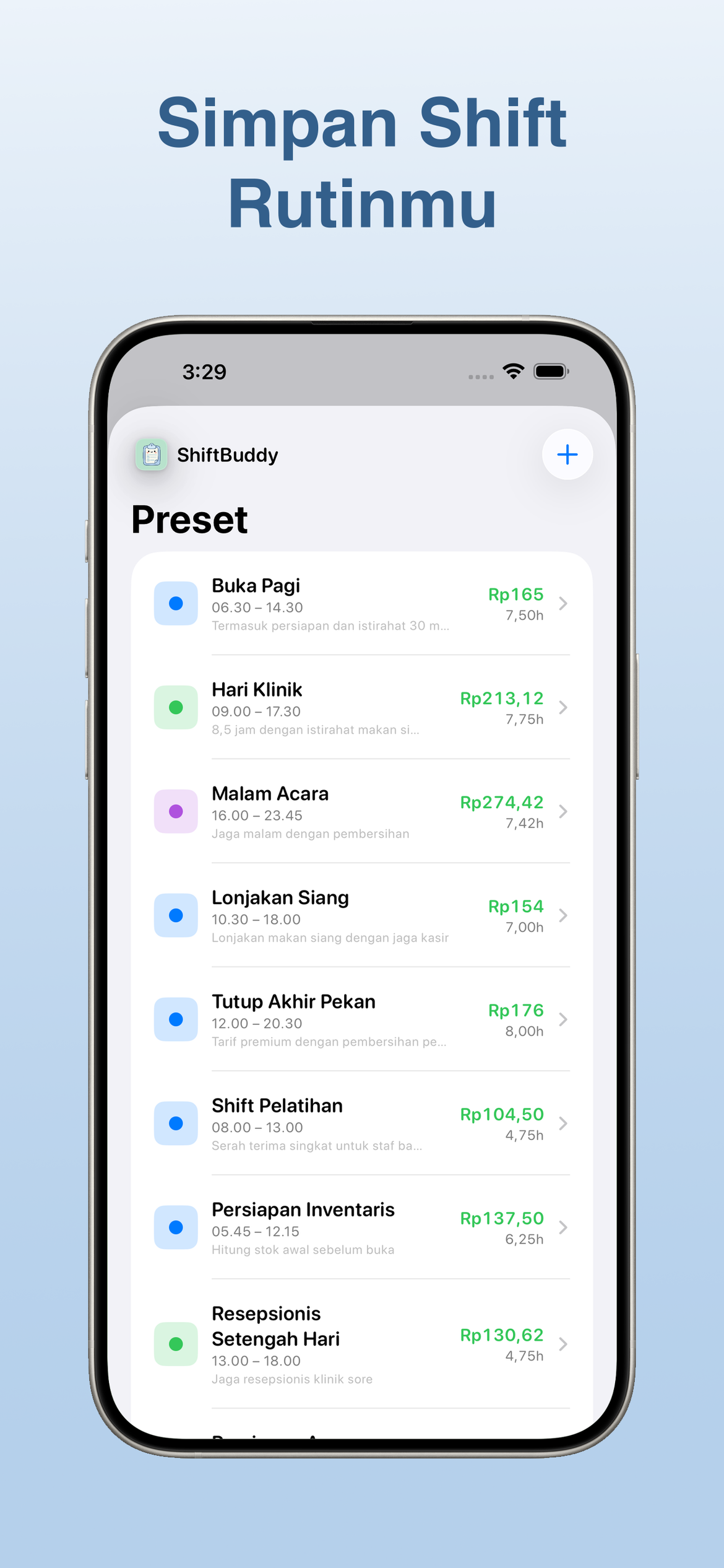 ShiftBuddy app screenshot 3