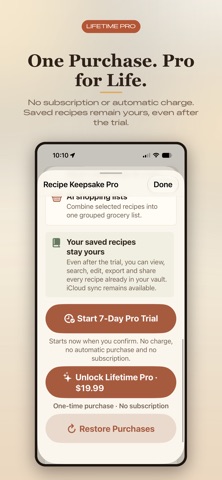 Recipe Keepsake Screenshot 10 of 10