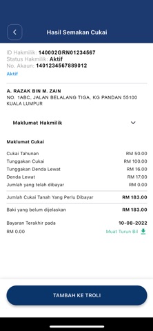 e-Tanah screenshot