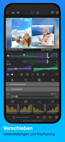 Screenshot von LumaFusion auf dem iPhone 6