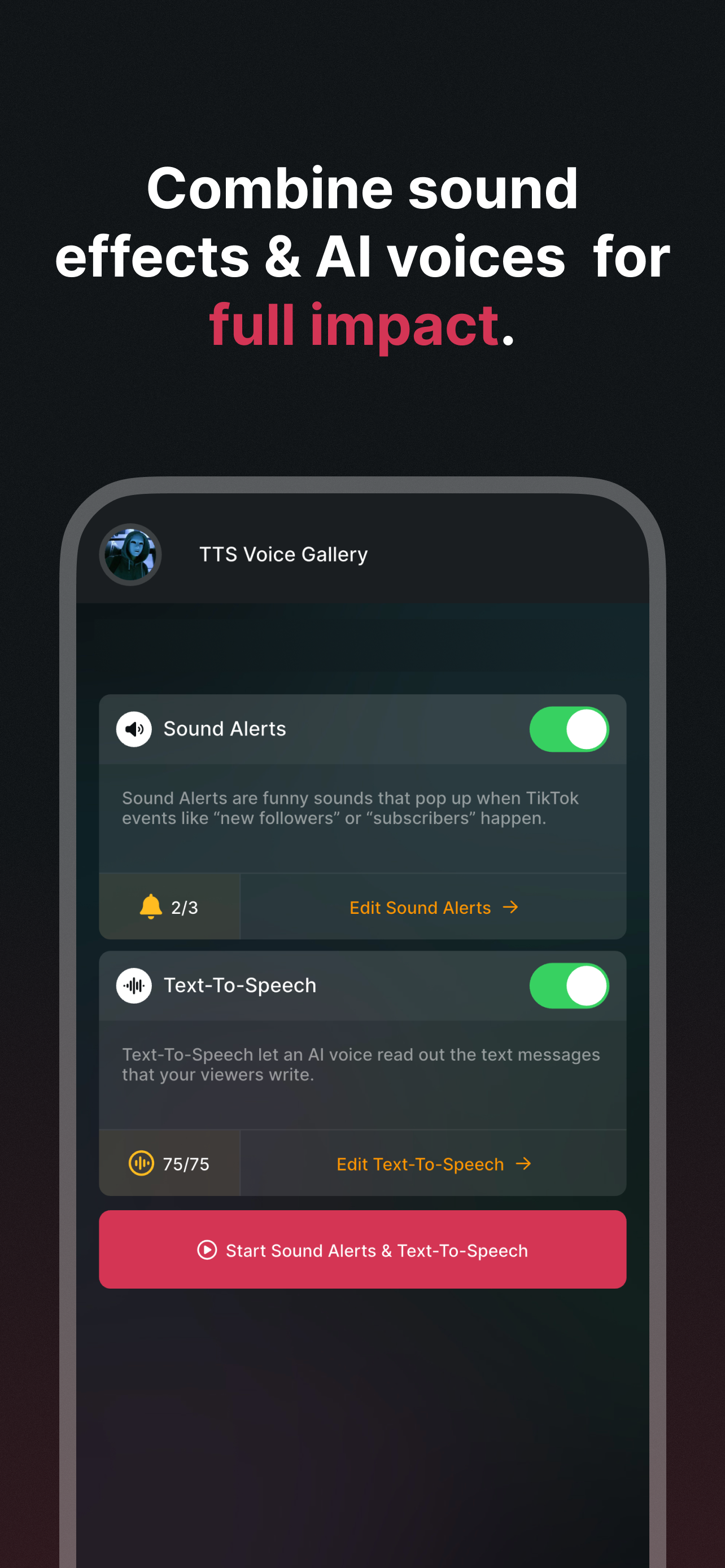 TikFinity Mobile - Alerts&TTS