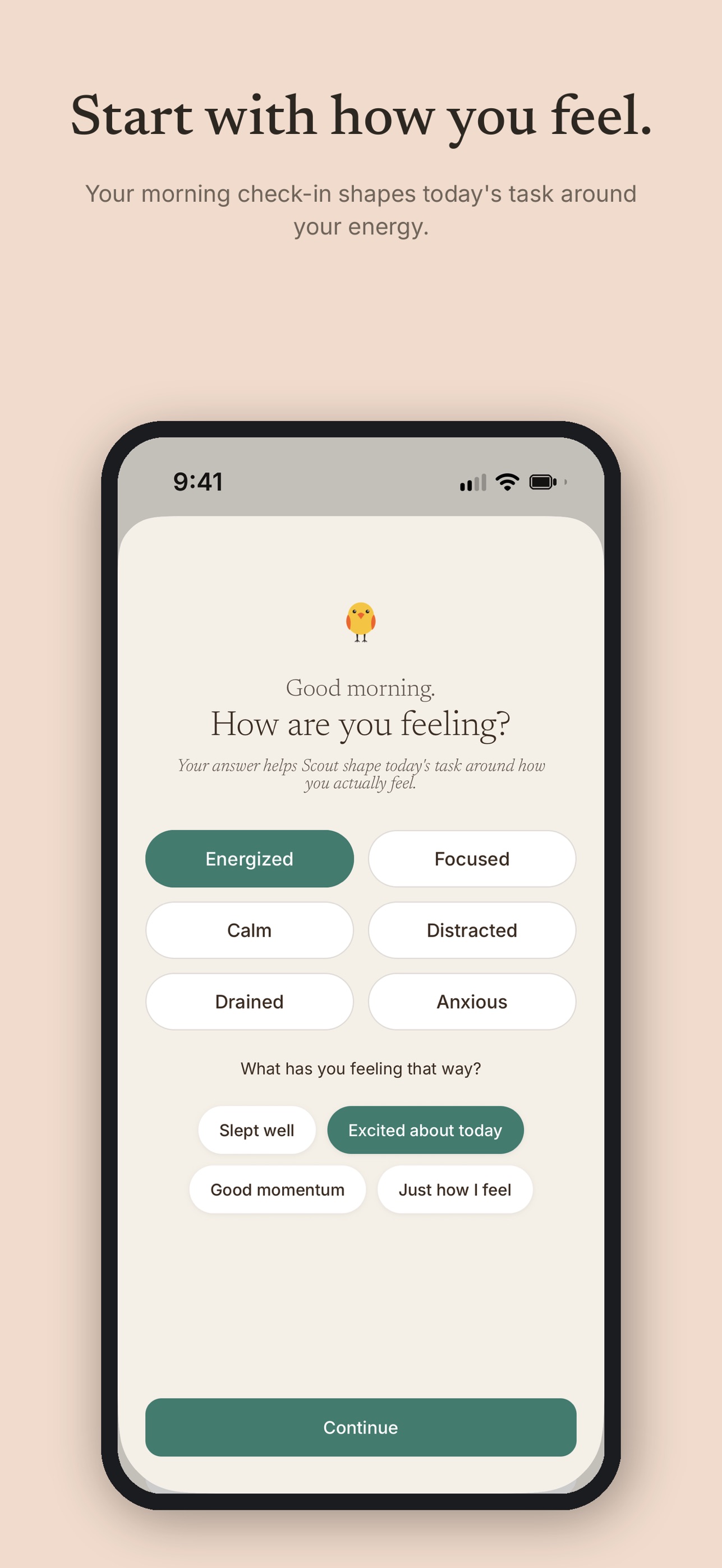 Screenshot 3 of Scout: Goals & Habits