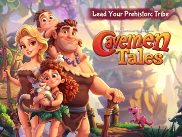 Cavemen Tales: Prehistoric Age iPad screenshot