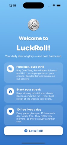 LuckRoll iPhone screenshot