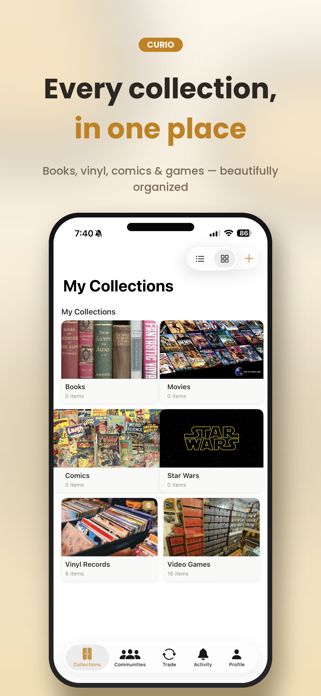 Curio: Collection Tracker Screenshot 1 of 10