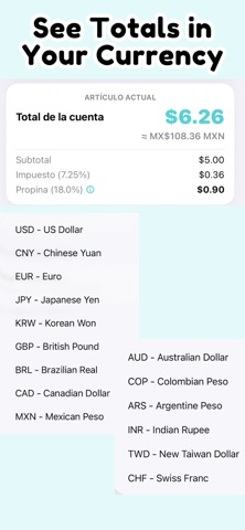 Tip Calculator: Tax & Split Screenshot 2 of 5