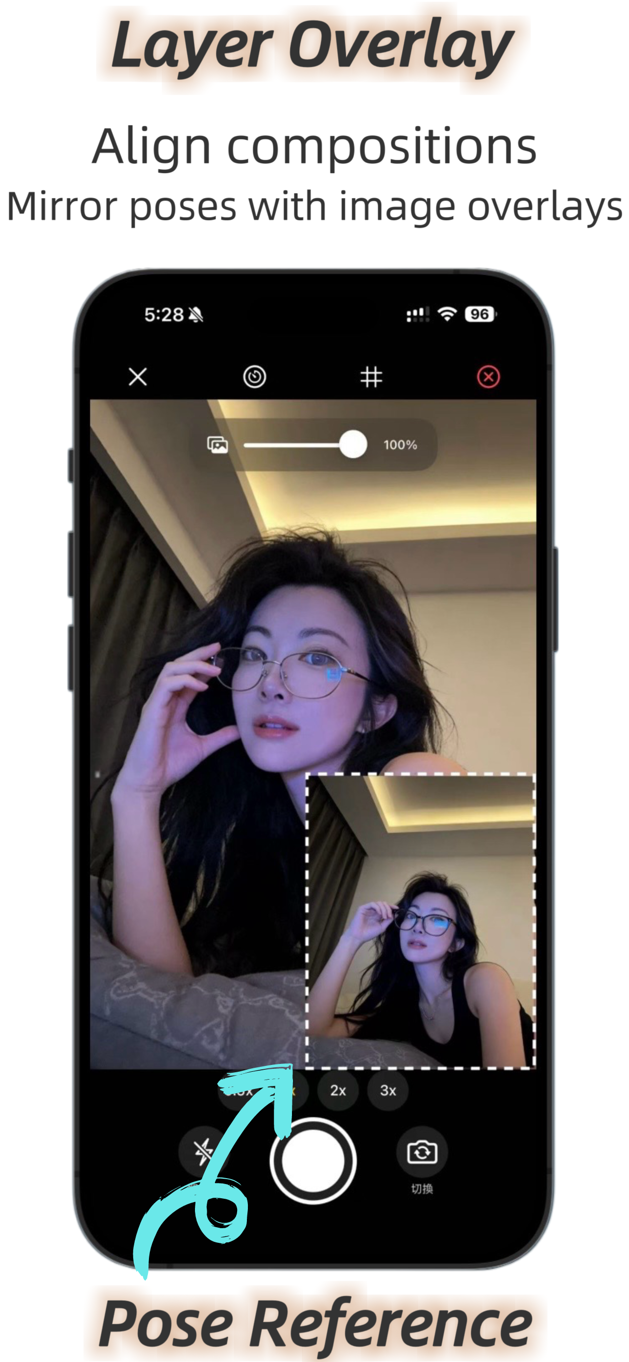 CopyCam - Photo Overlay Camera screenshot 2