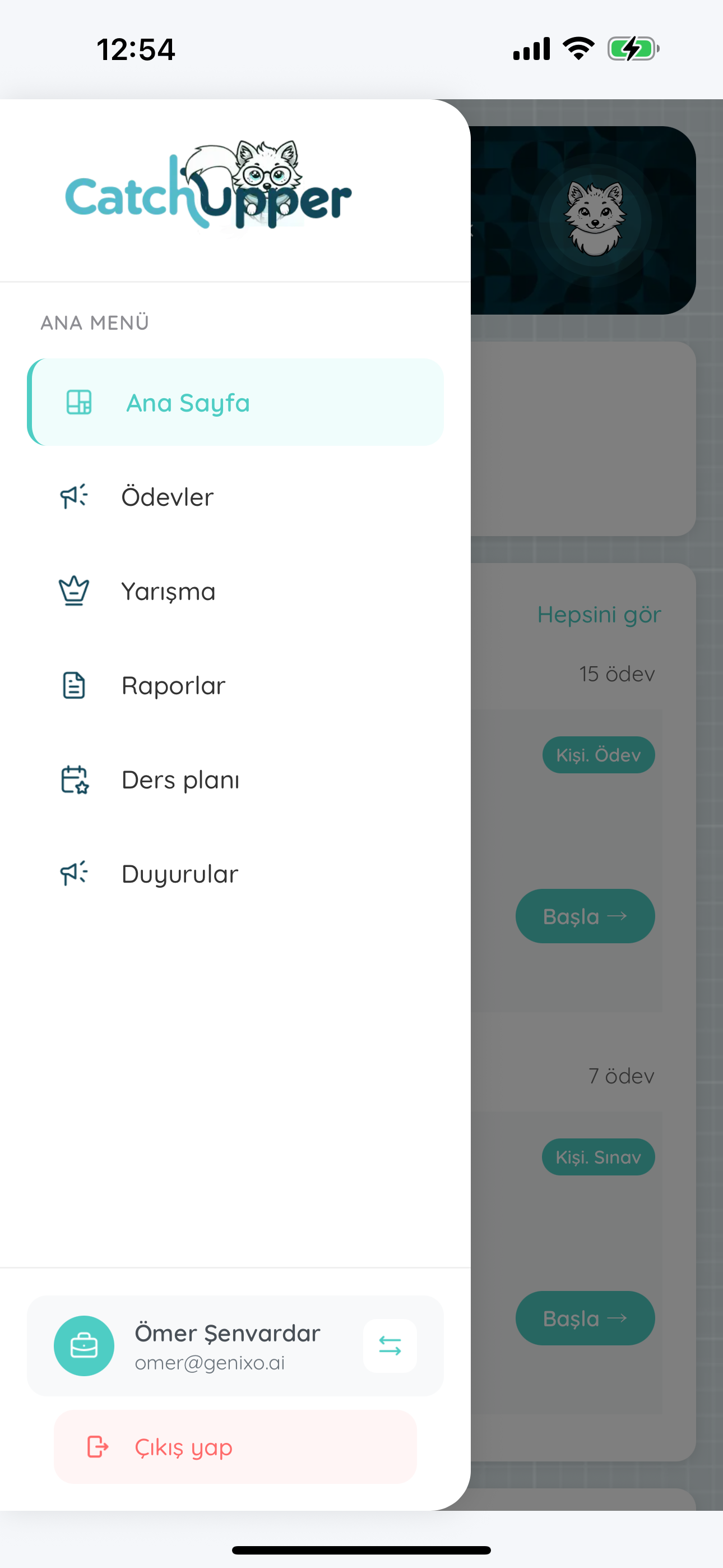 CatchUpper Öğrenci screenshot 2