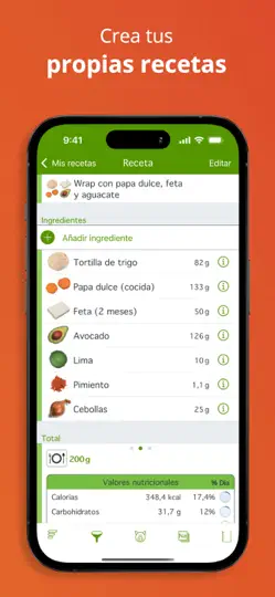Captura de pantalla de Guía De Alimentación Natural en iPhone 6