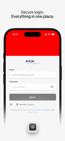 Axia Residential iPhone screenshot