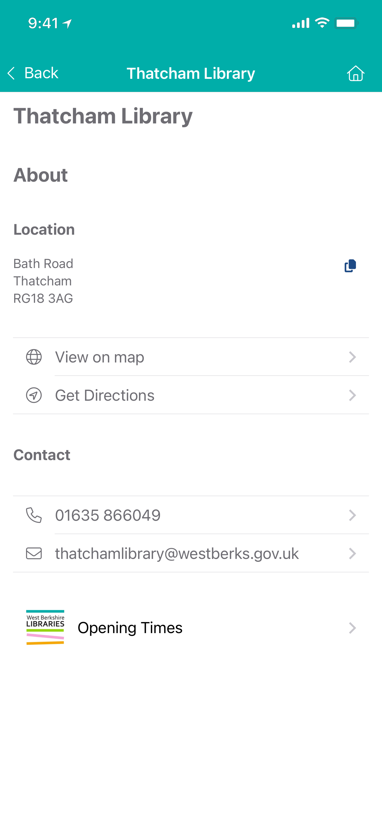 West Berkshire Libraries
