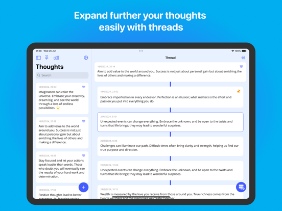 Screenshot #6 pour Thinkdrop: Drop your thoughts