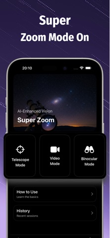 Ultra Zoom 200x Camera iPhone screenshot