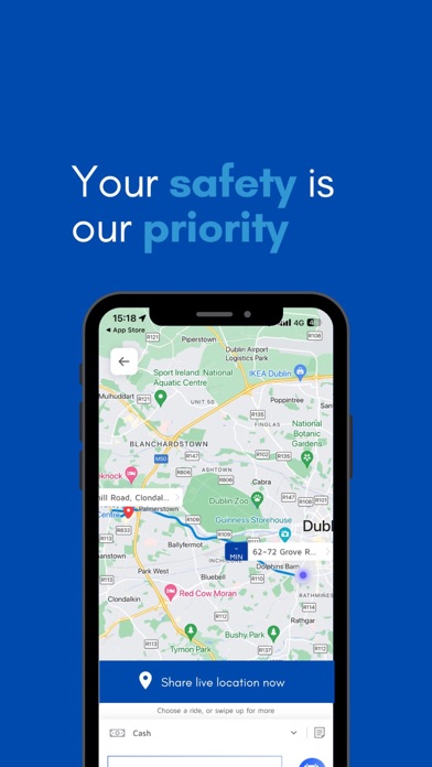 Hola Taxi Ireland Screenshot