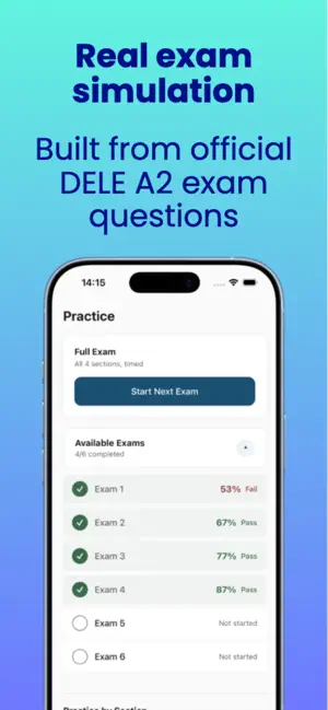 DELE A2 Exam Practice screenshot 2