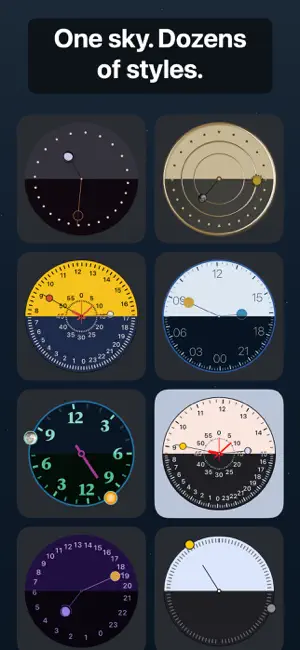 aluni · moon clock screenshot 1