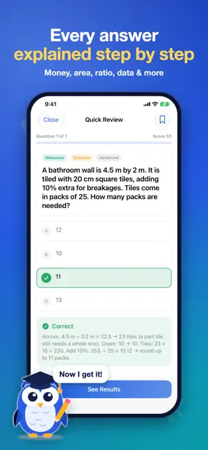 Maths English Exam Practice screenshot 3