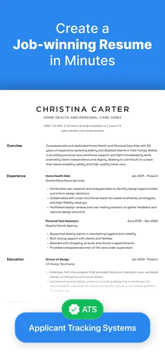 Resume Builder - AI Resumate: Screenshot 1 von 6