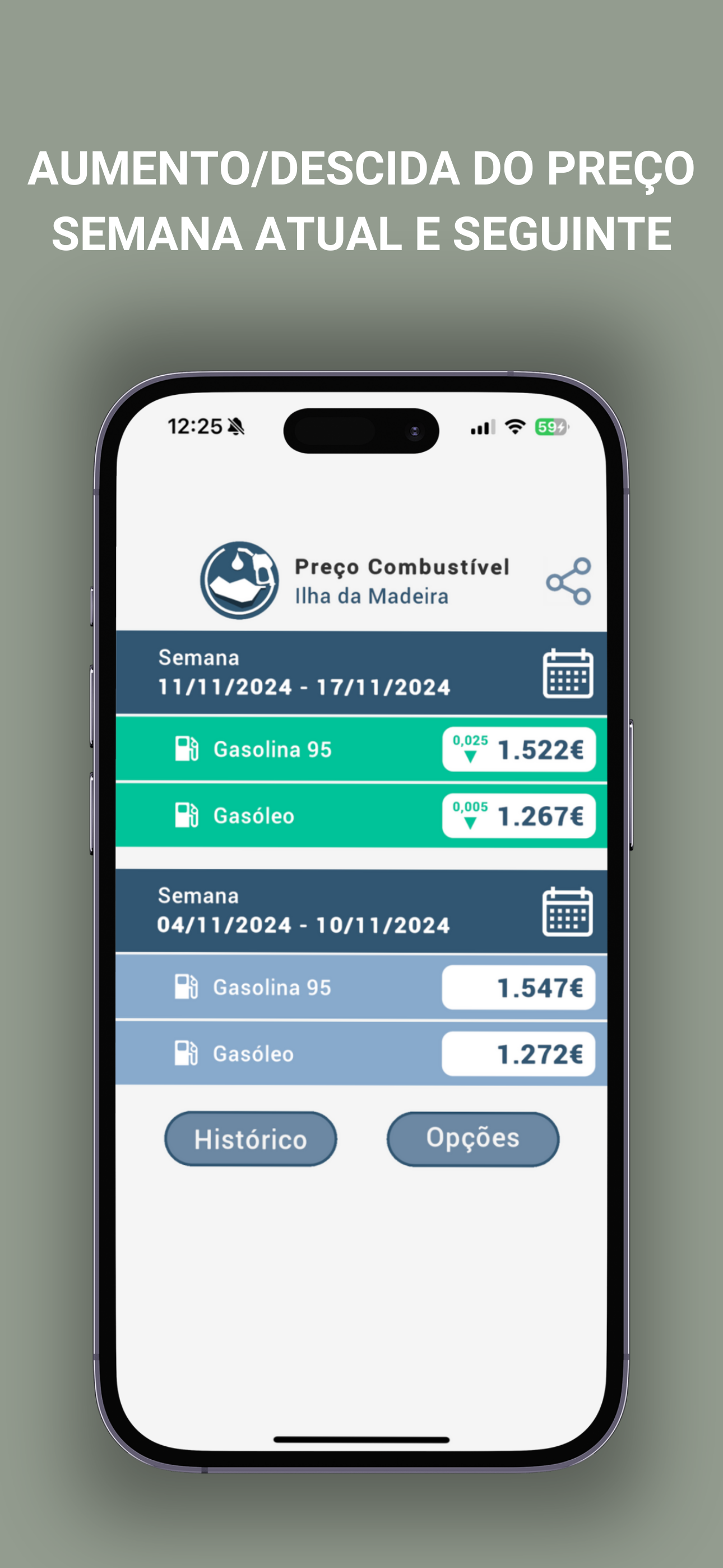 Preço Combustível Madeira