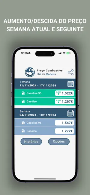 Preço Combustível Madeira screenshot 1