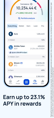 Bit2Me - Buy Cryptocurrencies iPhone screenshot 1