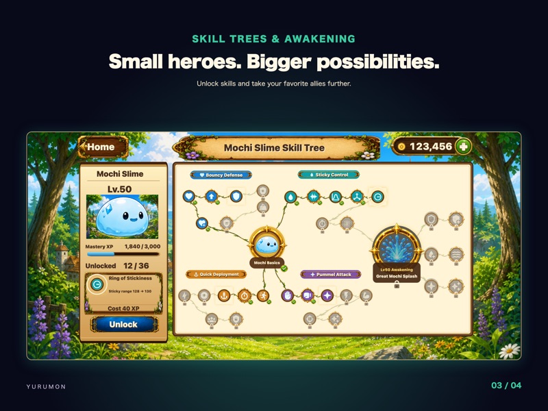 Yurumon March Battle: Lane TD screenshot 7