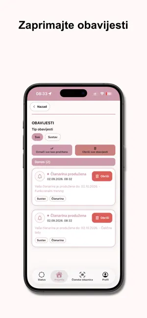 Fitness studio Gymlates screenshot 3