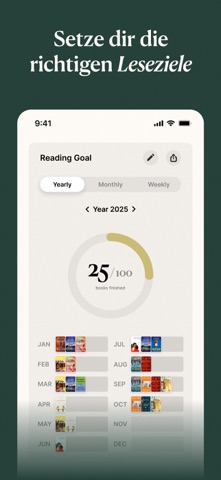 bookie: Buch Tracker & Lesen iPhone screenshot 2