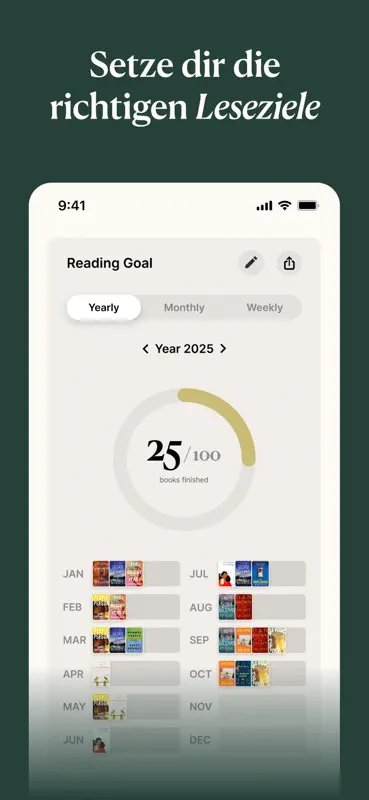 bookie: Buch Tracker & Lesen screenshot 2 of 10