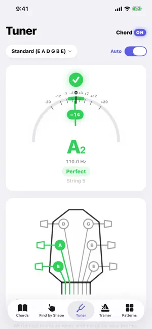 Chord ON: Guitar Chords, Tuner screenshot 3