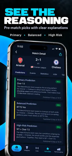 MatchOracle Football screenshot 4