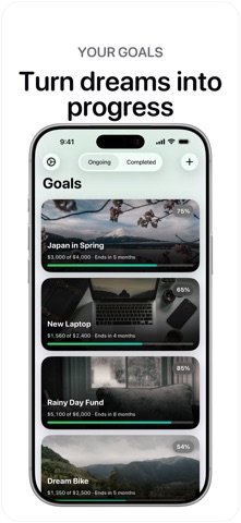 Goaley - Savings Tracker Screenshot 1 of 7