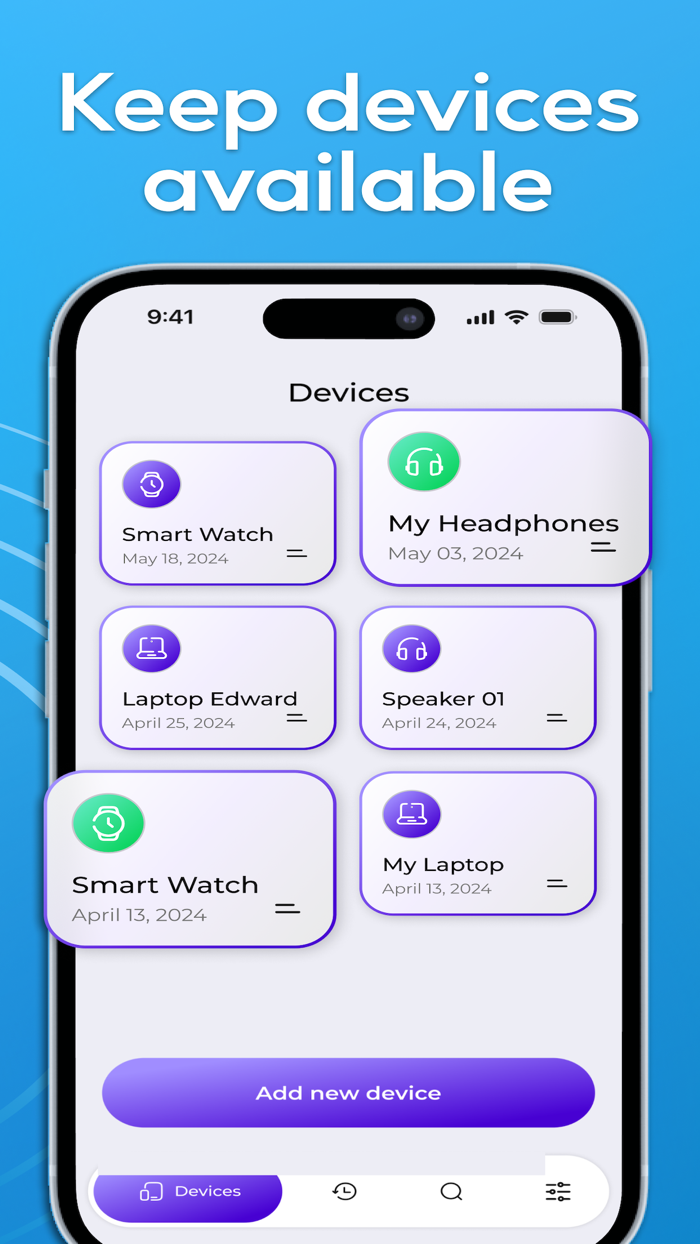 Find Air  Device Tracker App