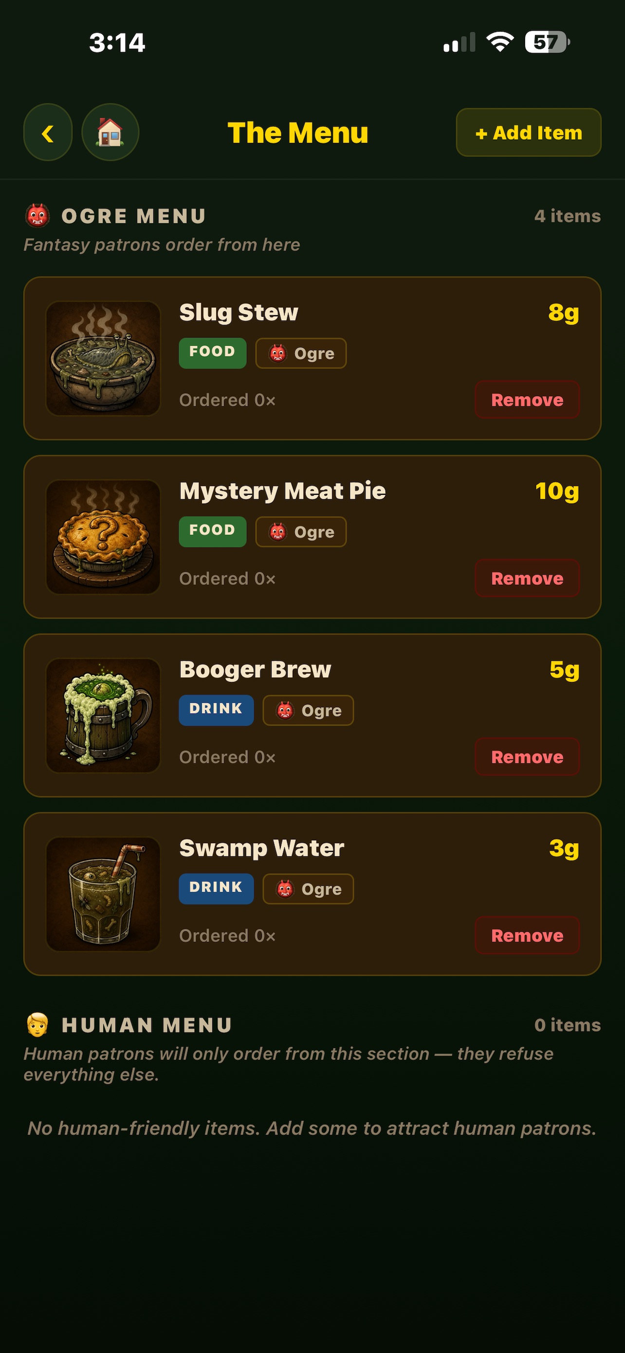 Screenshot 3 of Ogre's Restaurant Manager