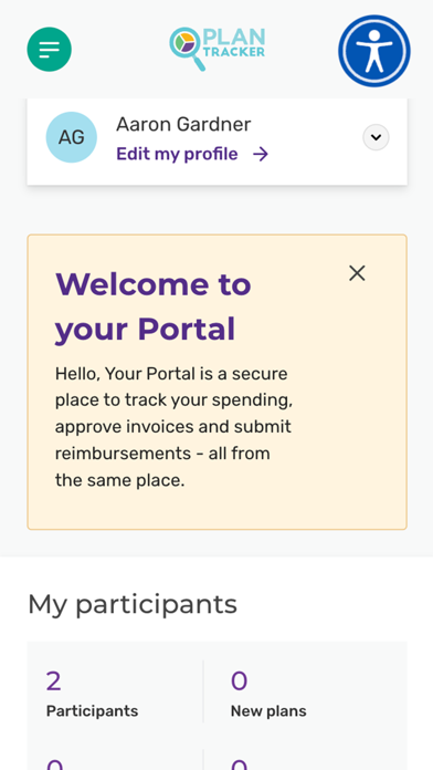 Plan Tracker Portal Screenshot 5 of 5