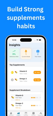 Supplement Tracker - Suppix screenshot