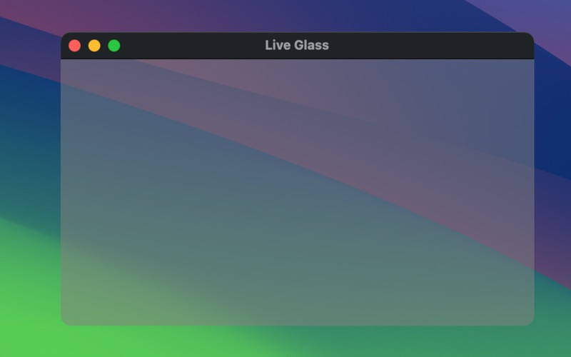 LiveGlass - transparent on-top screenshot