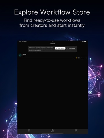 ChatThread: AI Chat & Workflow iPad screenshot