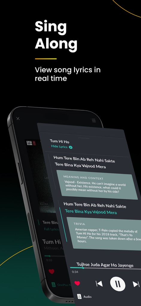 JioSaavn – Music & Podcasts - Interactive Lyrics Experience