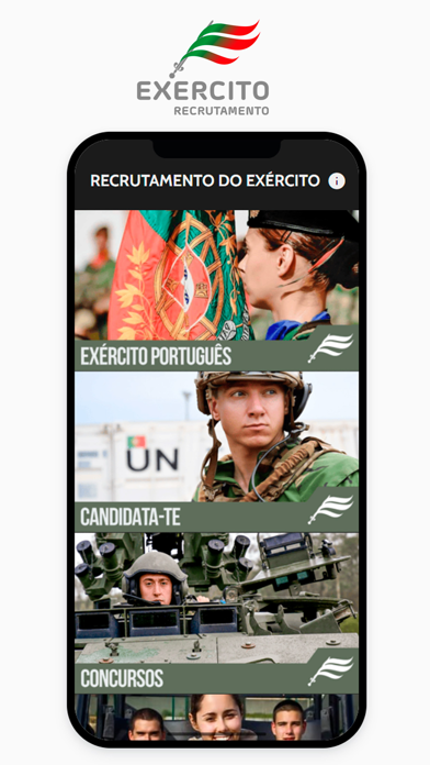 Screenshot #1 pour Recrutamento Exército PT