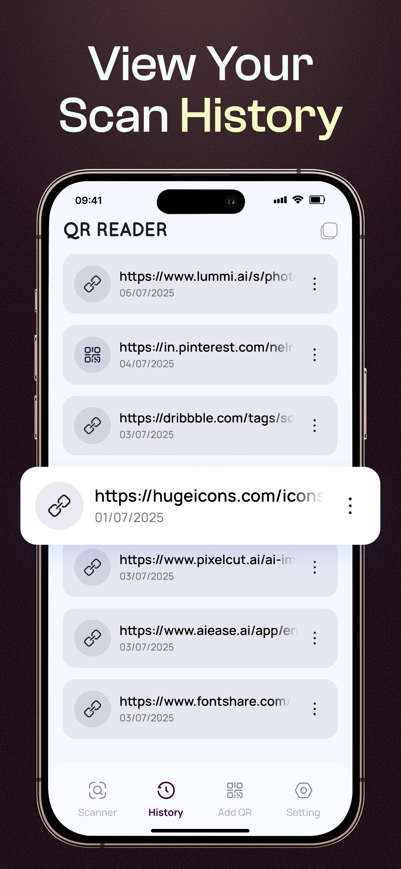 QR Code Scanner: My QR Reader