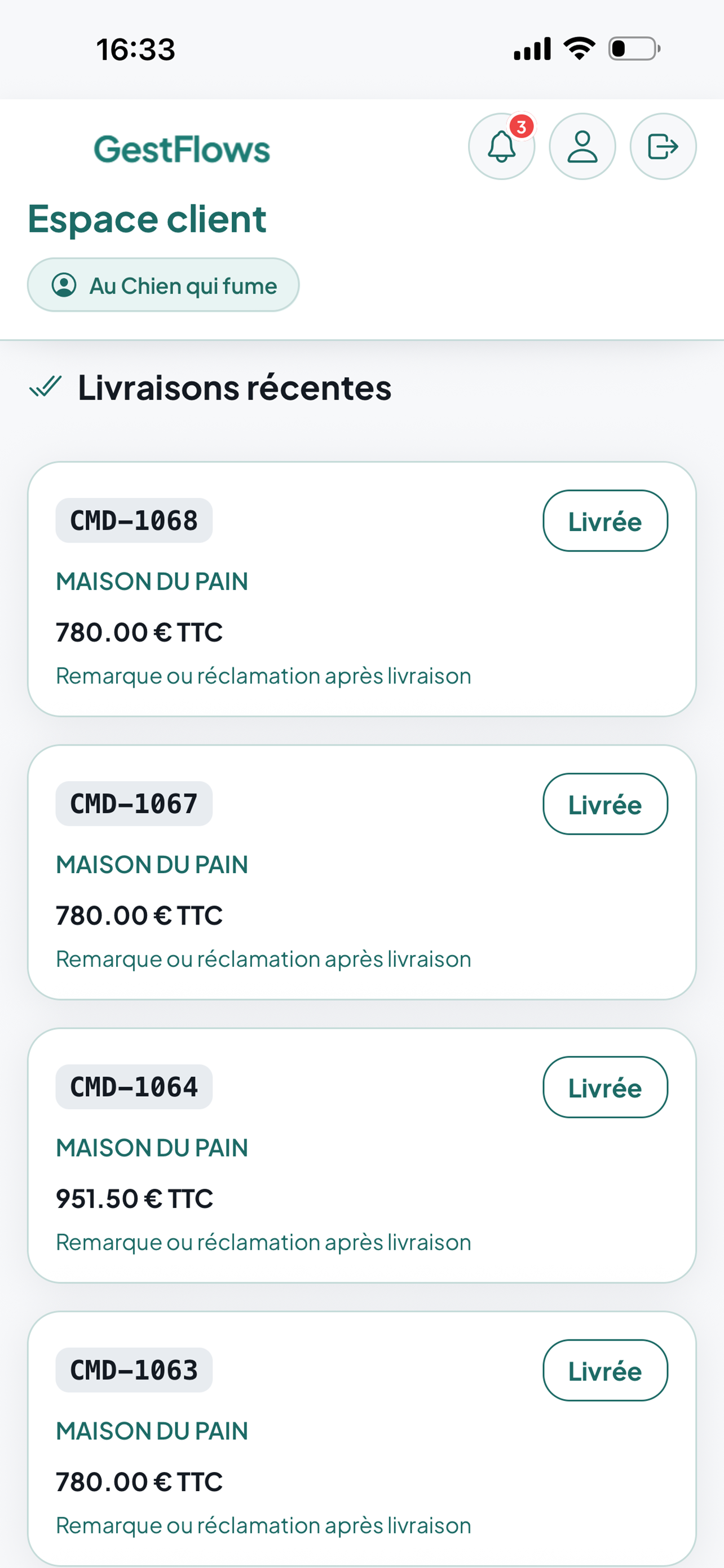 GestFlows screenshot 8